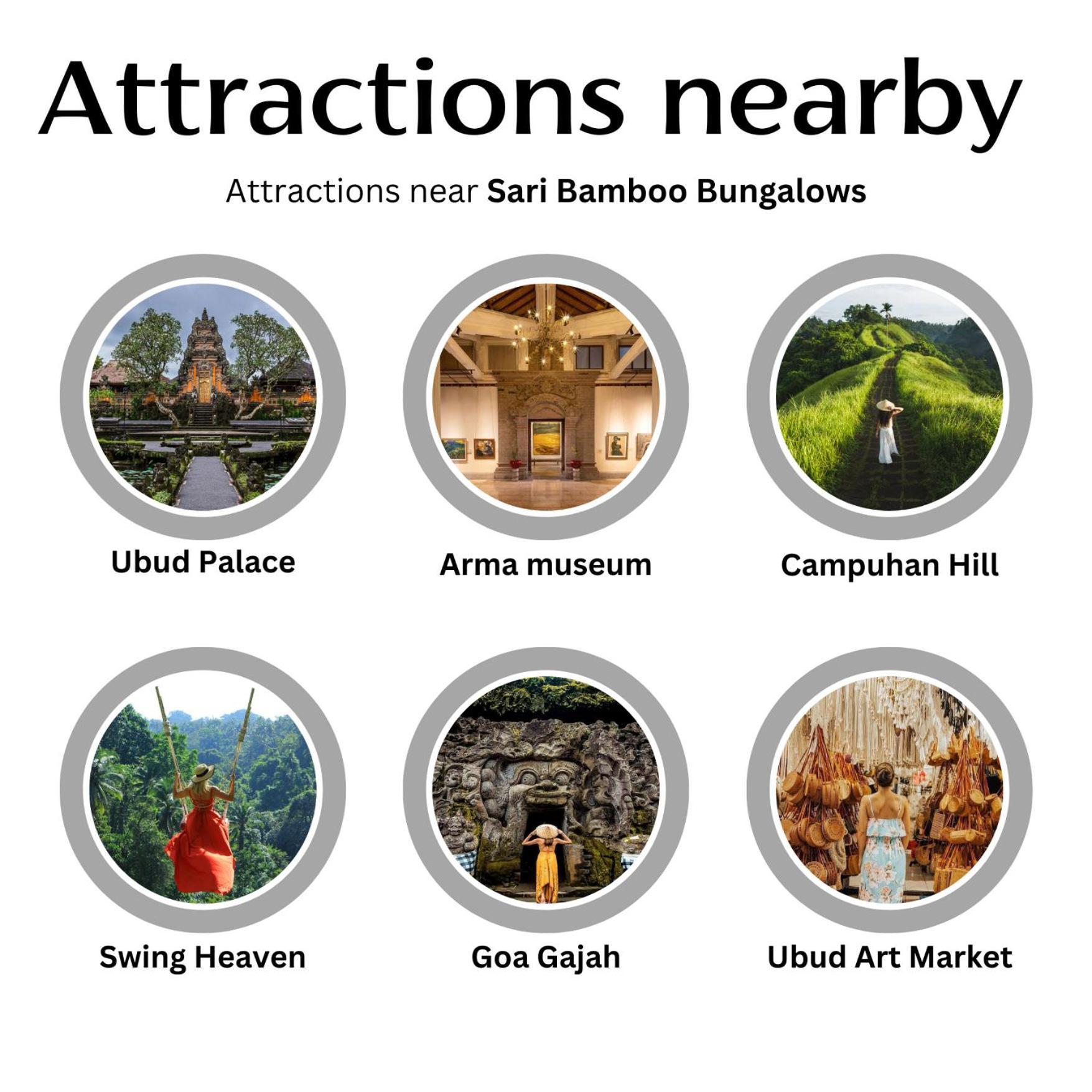 Sari Bamboo Bungalows Ubud  Exterior photo